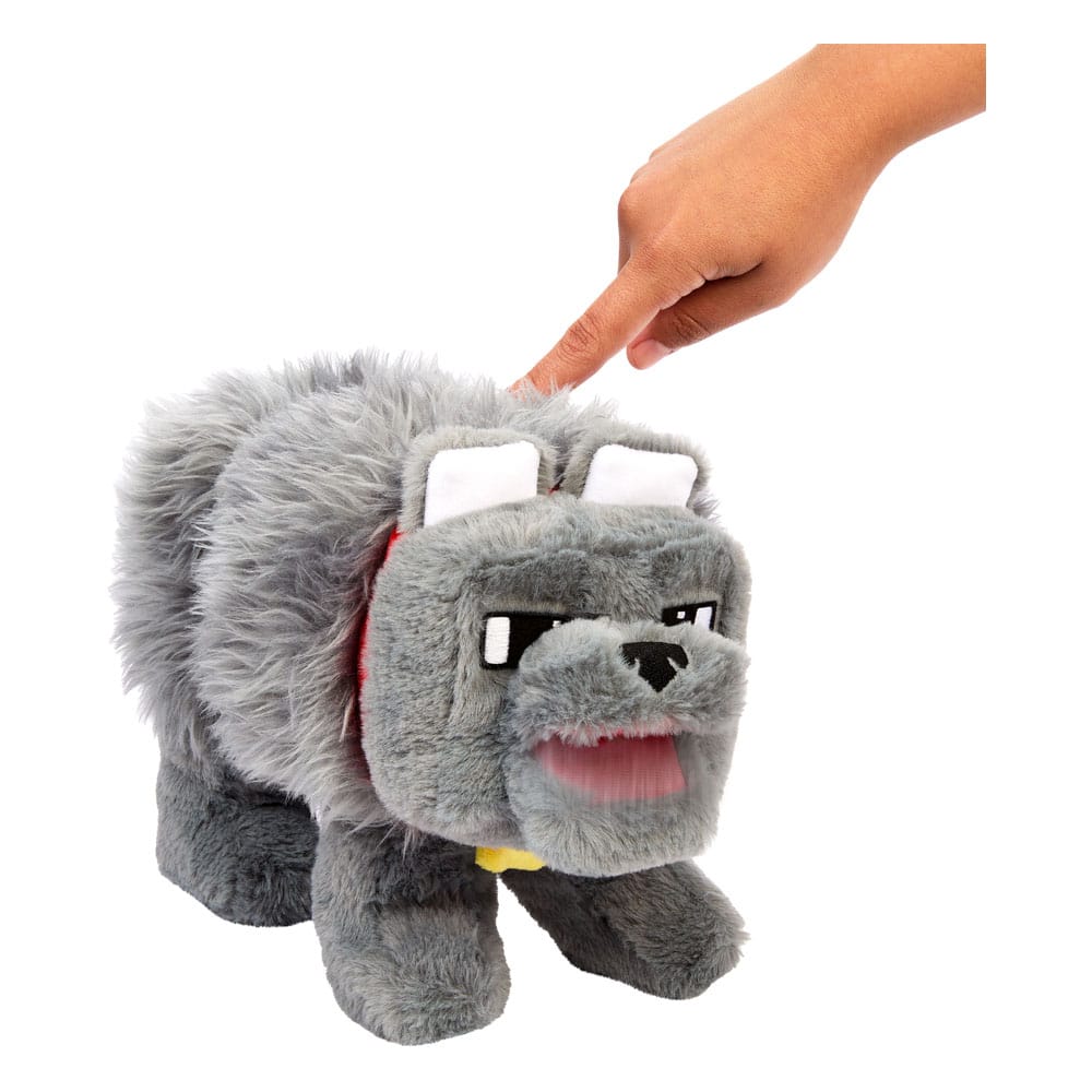 Una Película de Minecraft Peluche Sonore Dennis el Lobo 20 cm