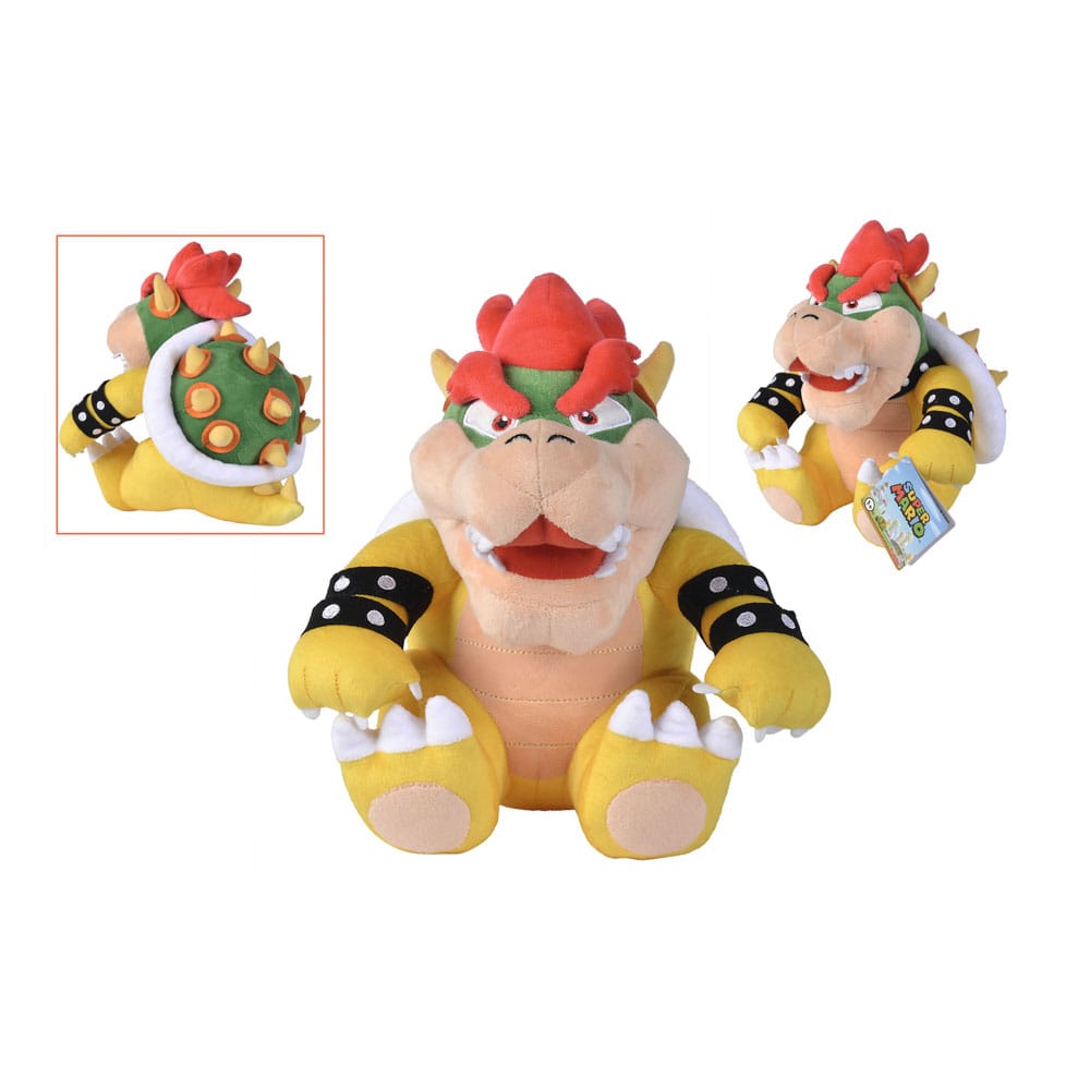 Super Mario Peluche Bowser 27 cm