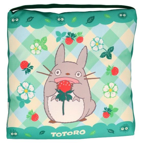 Mi vecino Totoro Cojín Totoro & Strawberries 30 x 30 x 5 cm