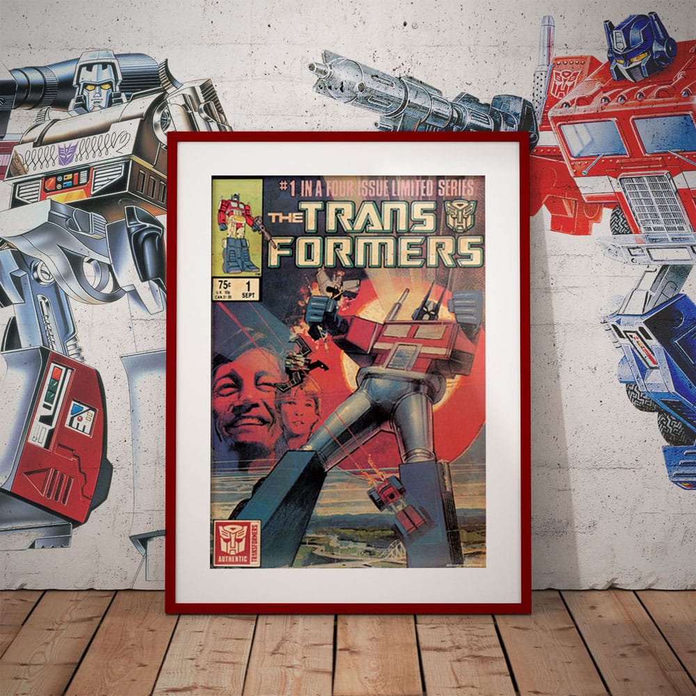 Transformers Litografia 40th Anniversary Limited Edition 42 x 30 cm