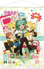 Vocaloid Póster Tela Hey! Piapro Characters 50 x 70 cm