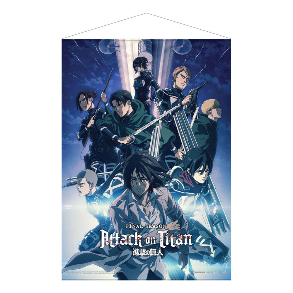 Attack on Titan: The Final Season Póster Tela Part 1 Key Visual 2 50 x 70 cm