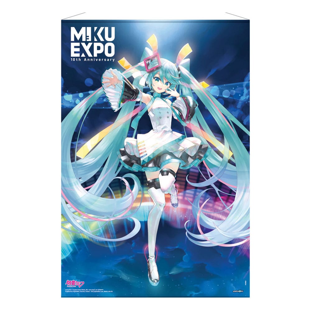 Hatsune Miku Póster Tela Miku Expo 10th Anniversary Limited Edition 61 x 91 cm Frikytopia