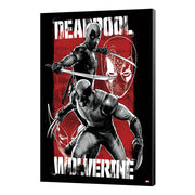 Marvel Póster de Madera Deadpool & Wolverine 03 Maximum Effort 35 x 50 cm