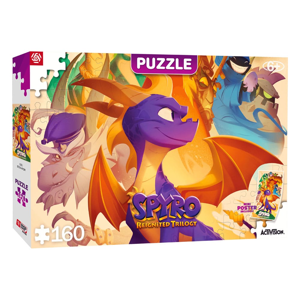 Spyro Reignited Trilogy Puzzle Kids Heroes (160 Piezas)