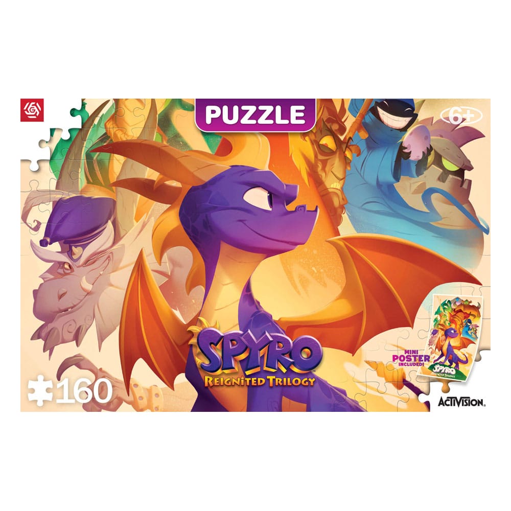 Spyro Reignited Trilogy Puzzle Kids Heroes (160 piezas) Frikytopia