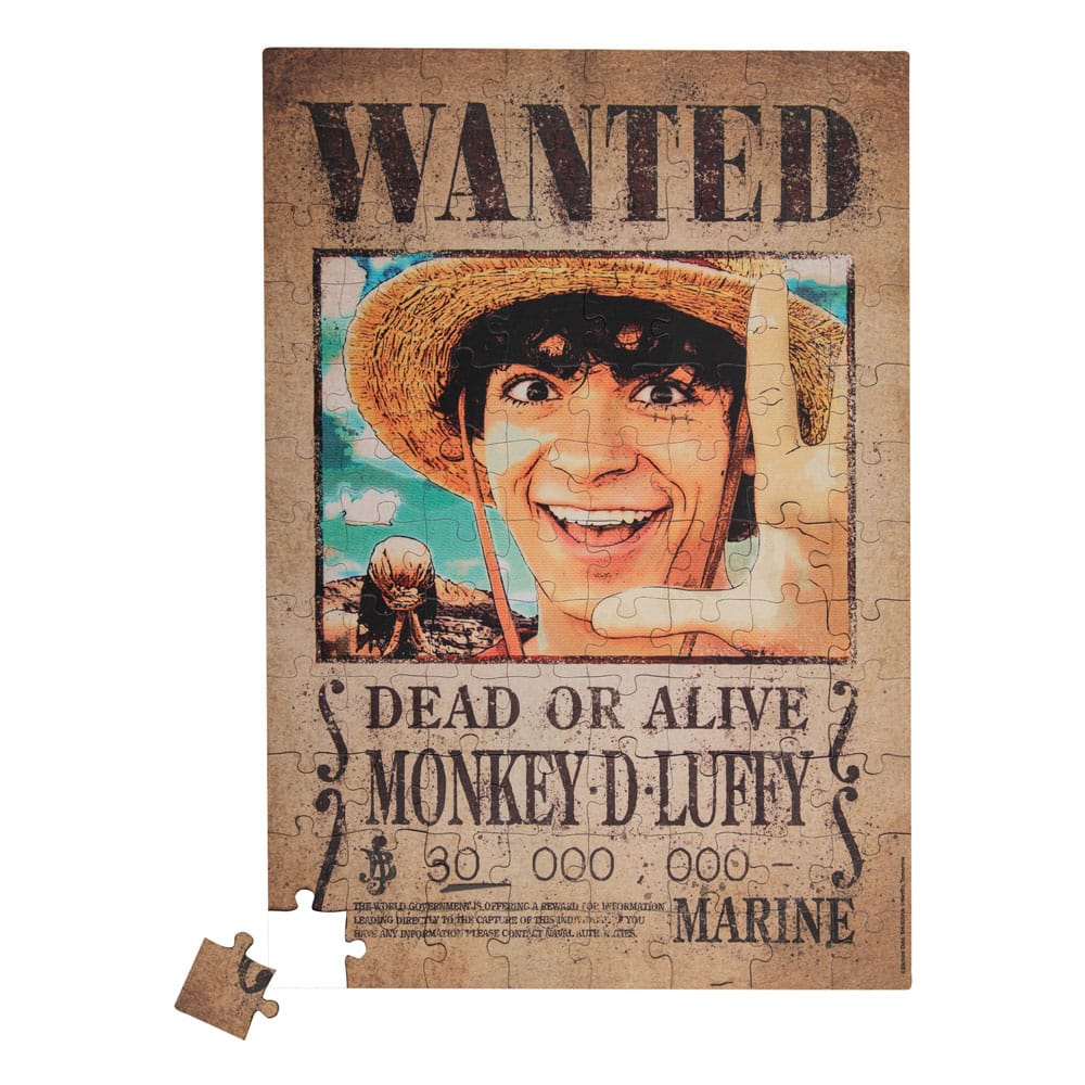 One Piece Magnetic Puzzle Wanted Luffy Frikytopia