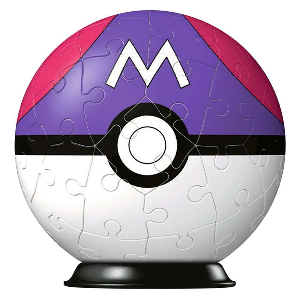 Pokémon Puzzle 3D Pokéballs: Master Ball (55 Piezas)