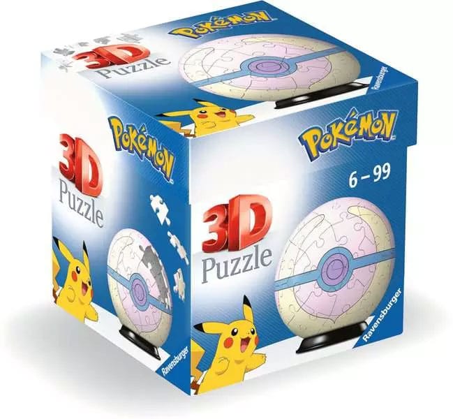 Pokémon Puzzle 3D Pokéballs: Sana Ball (55 Piezas)