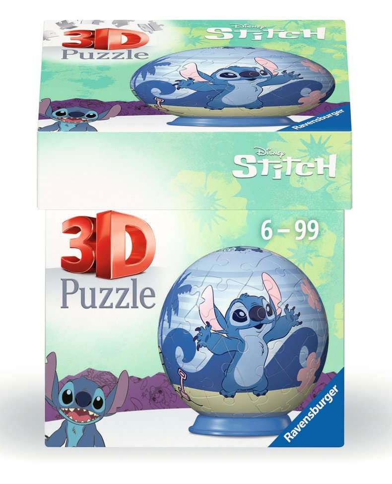 Disney Stitch Puzzle 3D Puzzle-Ball Stitch (55 Piezas)