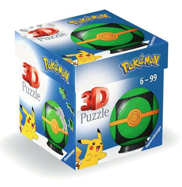 Pokémon Puzzle 3D Pokéballs: Ocaso Ball (55 Piezas)