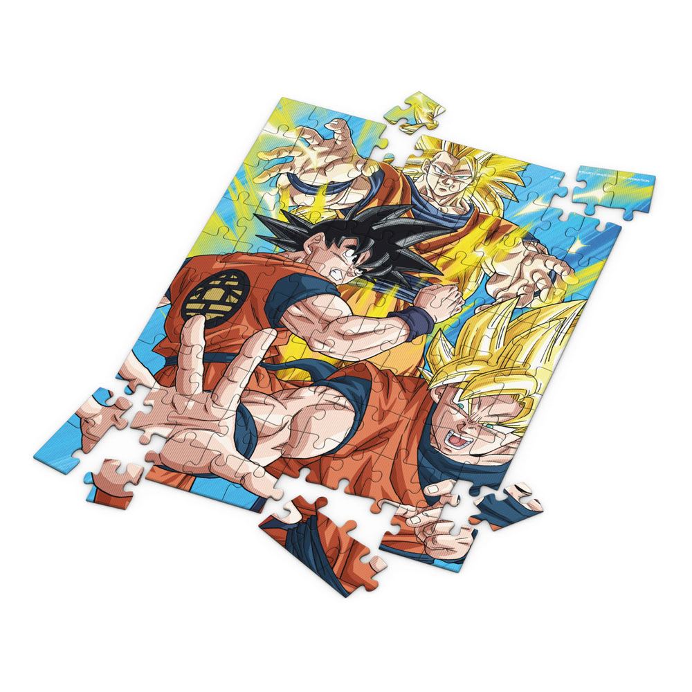 Puzle 100 efecto 3d goku saiyan dragon ball z