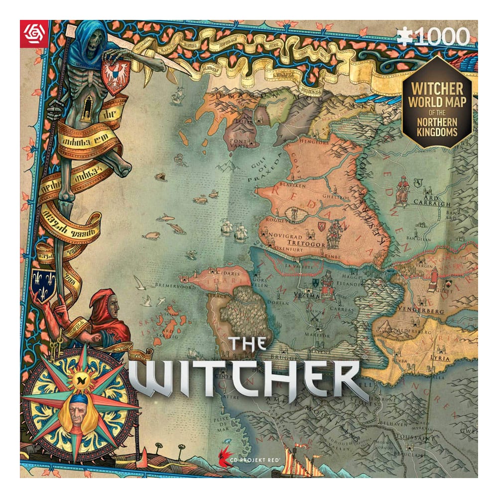 The Witcher 3 Puzzle Gaming The Northern Kingdoms (1000 Piezas)