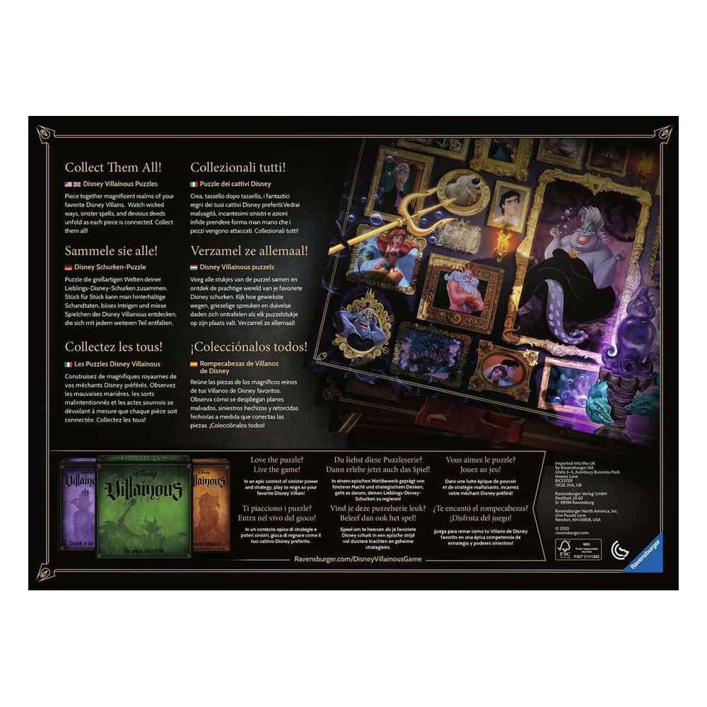 Disney Villainous Puzzle Hades (1000 Piezas)