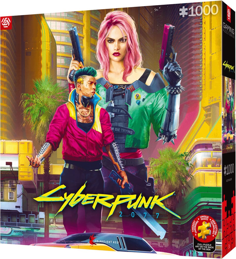Cyberpunk 2077 Puzzle Kitsch Style (1000 Piezas)