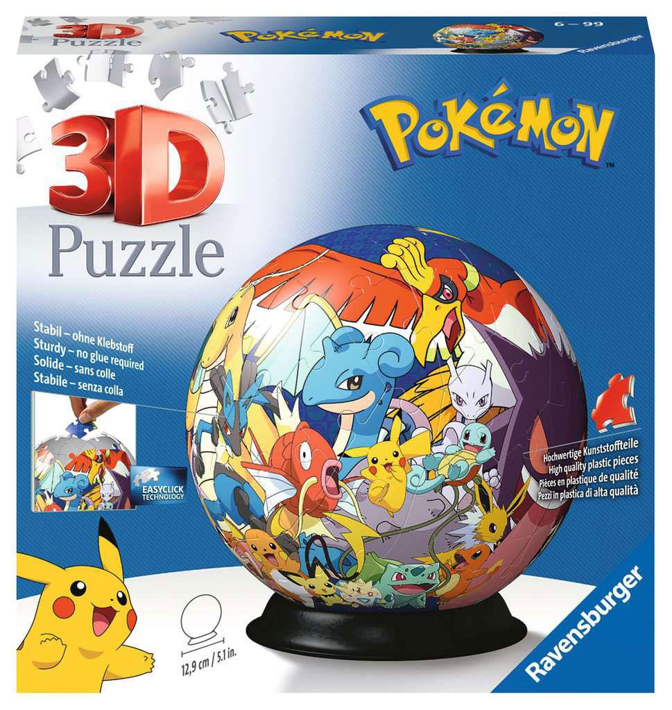 Pokémon Puzzle 3D Ball (73 Piezas)