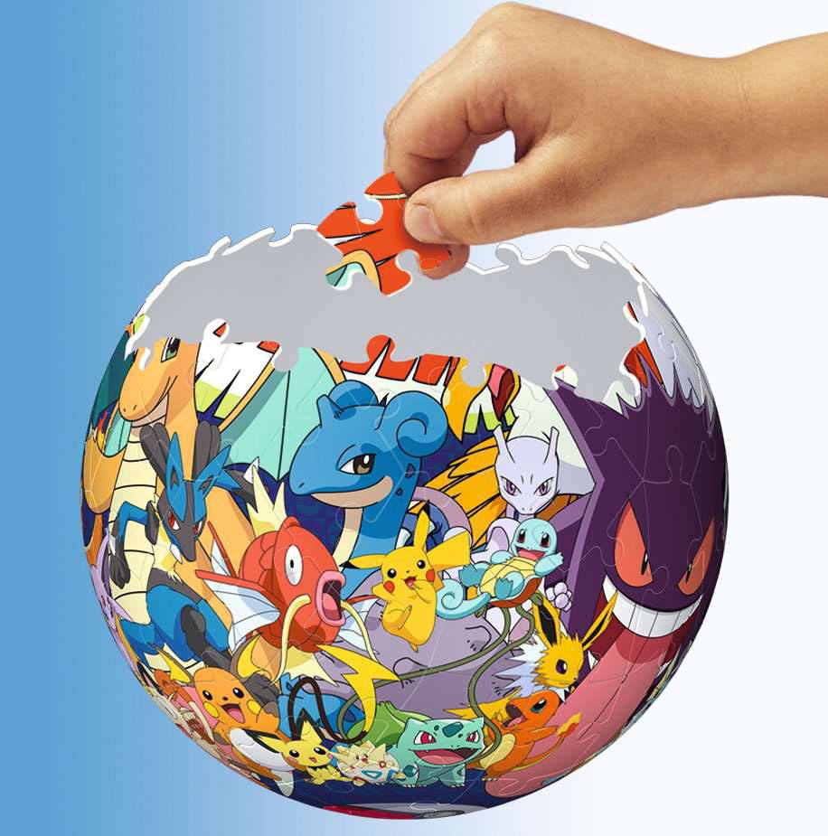 Pokémon Puzzle 3D Ball (73 Piezas)