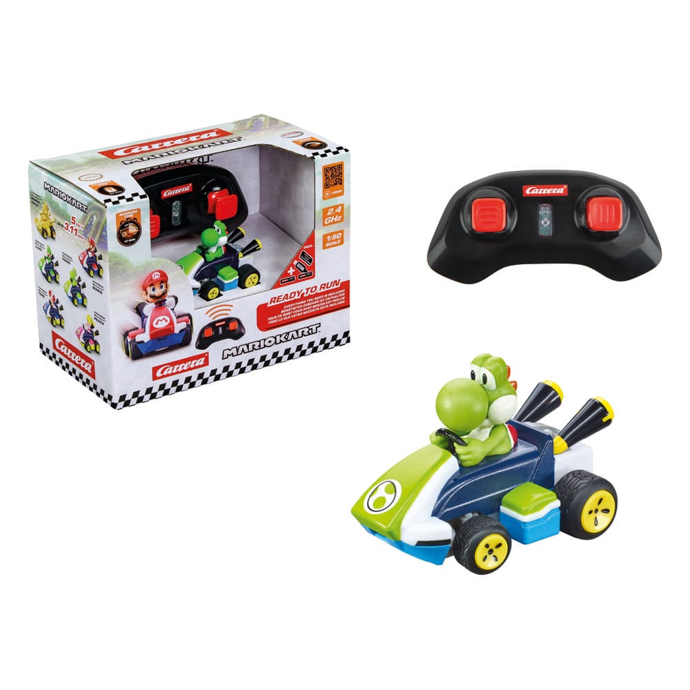 Super Mario Kart Coche Teledirigido RC 1/50 2,4 GHz Mini Yoshi