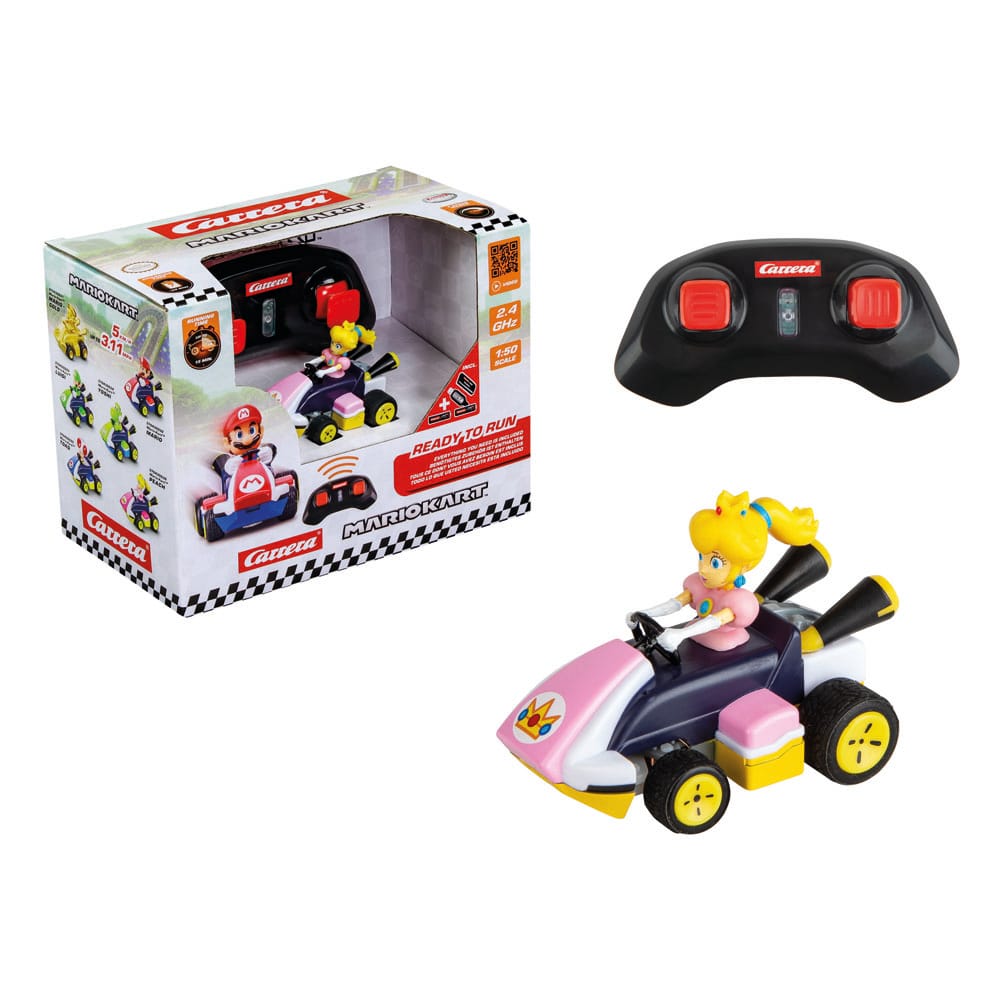 Super Mario Kart Coche Teledirigido RC 1/50 2,4 GHz Mini Peach