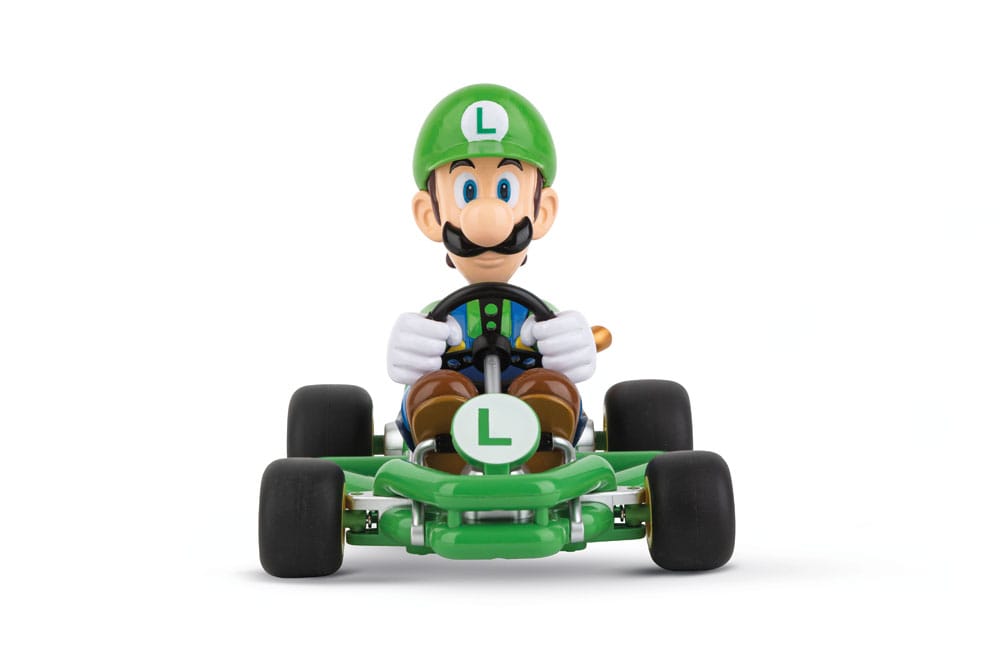 Super Mario Kart Coche Teledirigido RC 1/18 2,4 GHz Pipe Kart Luigi