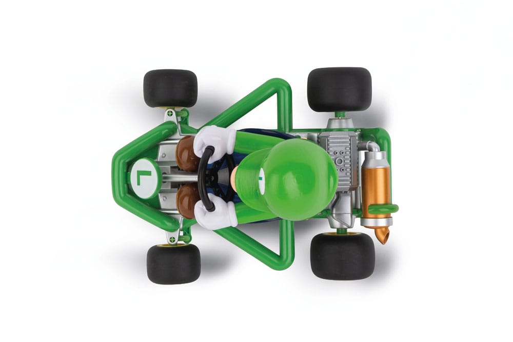 Super Mario Kart Coche Teledirigido RC 1/18 2,4 GHz Pipe Kart Luigi