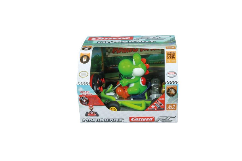 Super Mario Kart Coche Teledirigido RC 1/18 2,4 GHz Pipe Kart Yoshi