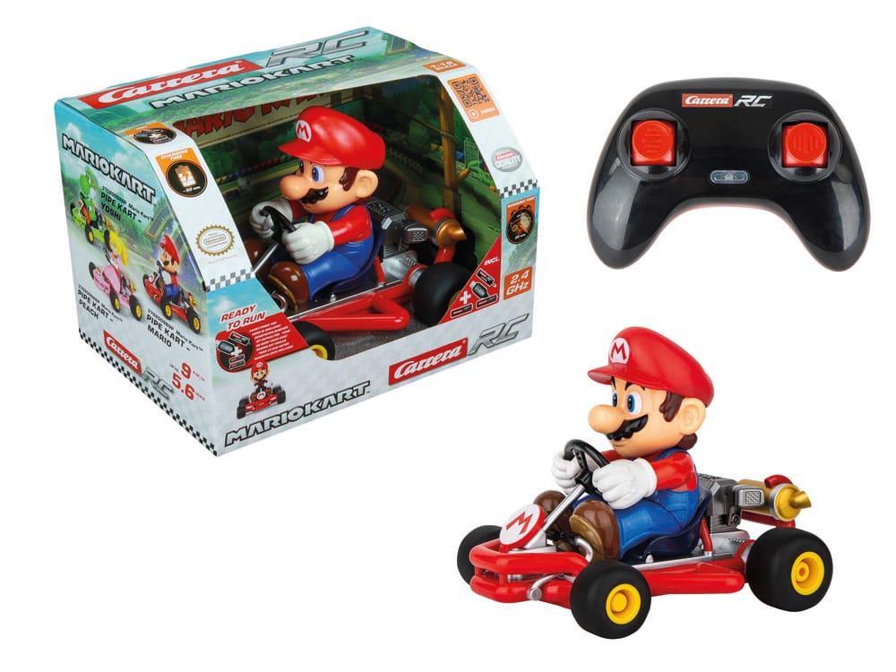 Super Mario Kart Coche Teledirigido RC 1/18 2,4 GHz Pipe Kart Mario