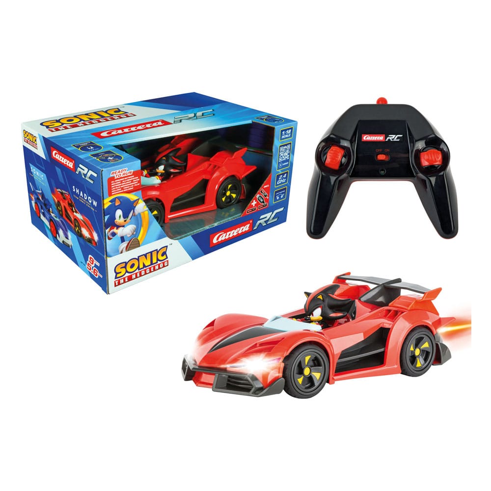 Sonic The Hedgehog Cart Coche Teledirigido RC 1/18 2,4 GHz Shadow Performance