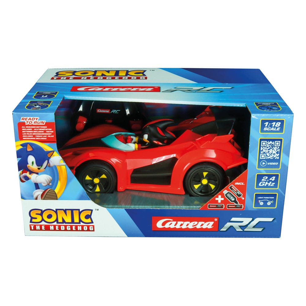 Sonic The Hedgehog Cart Coche Teledirigido RC 1/18 2,4 GHz Shadow Performance