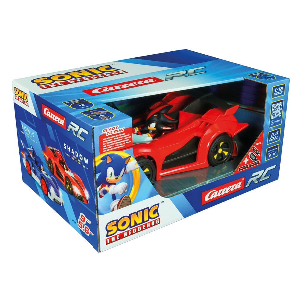 Sonic The Hedgehog Cart Coche Teledirigido RC 1/18 2,4 GHz Shadow Performance