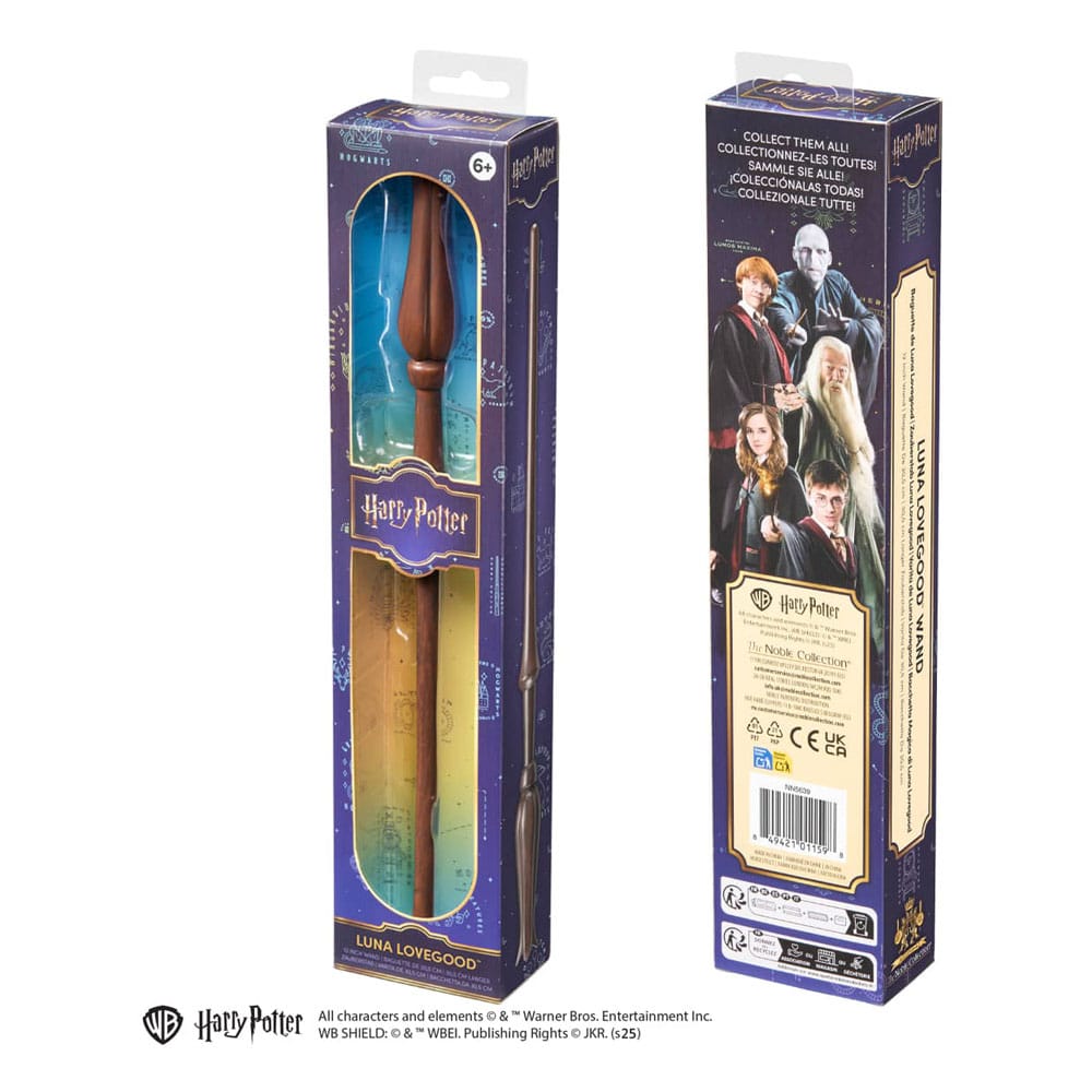 Harry Potter Varita de juego de rol Luna Lovegood 30 cm Frikytopia