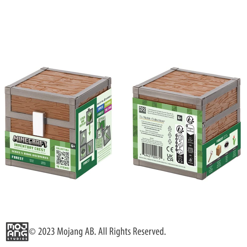 Minecraft Cofre del Botín Forest 10 cm