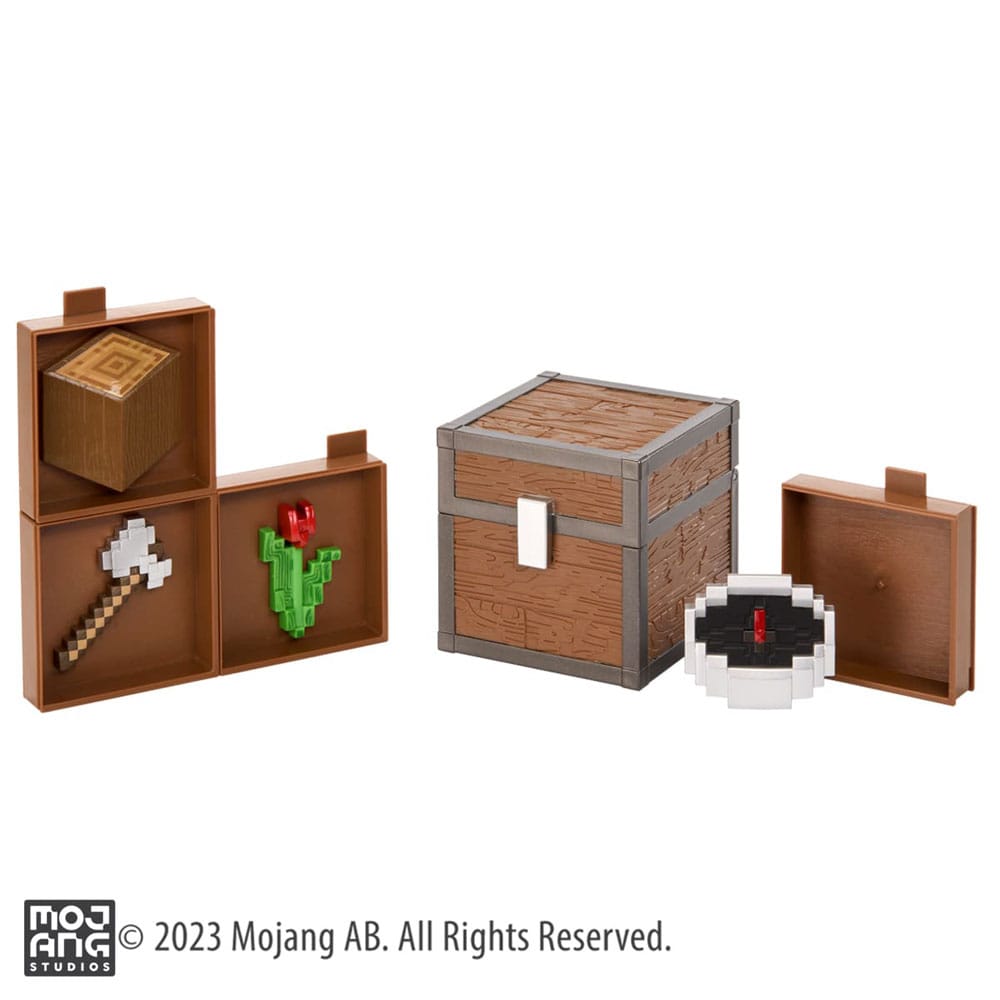 Minecraft Cofre del Botín Forest 10 cm
