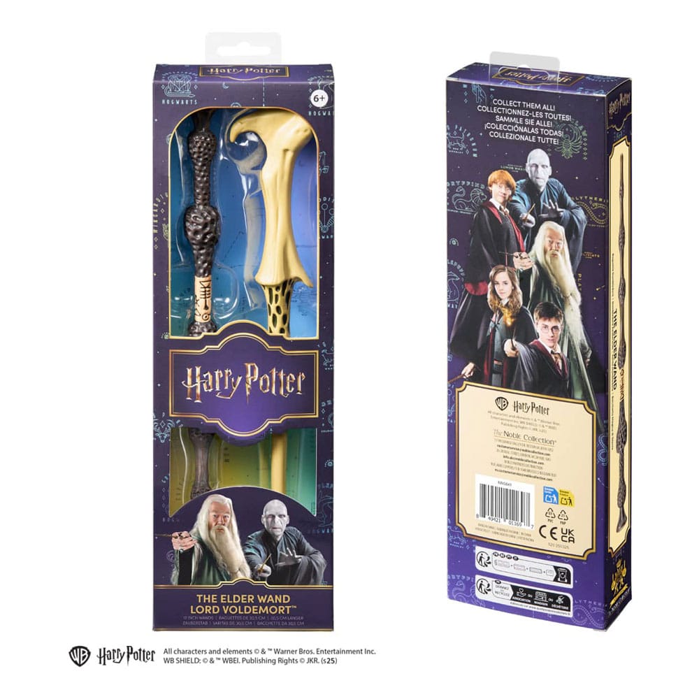 Harry Potter Paquete Doble de Varitas de Juego de Rol The Elder & Lord Voldemort 30 cm