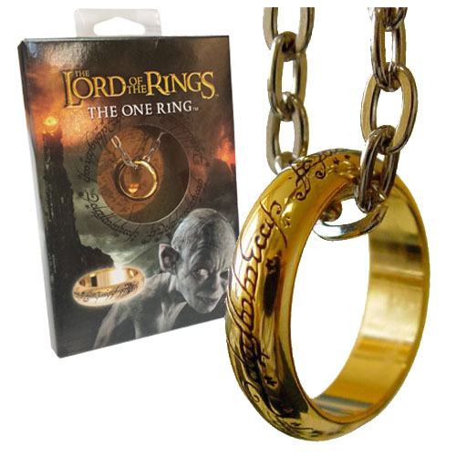 El Señor de los Anillos Anillo Único (bañado en oro) Frikytopia