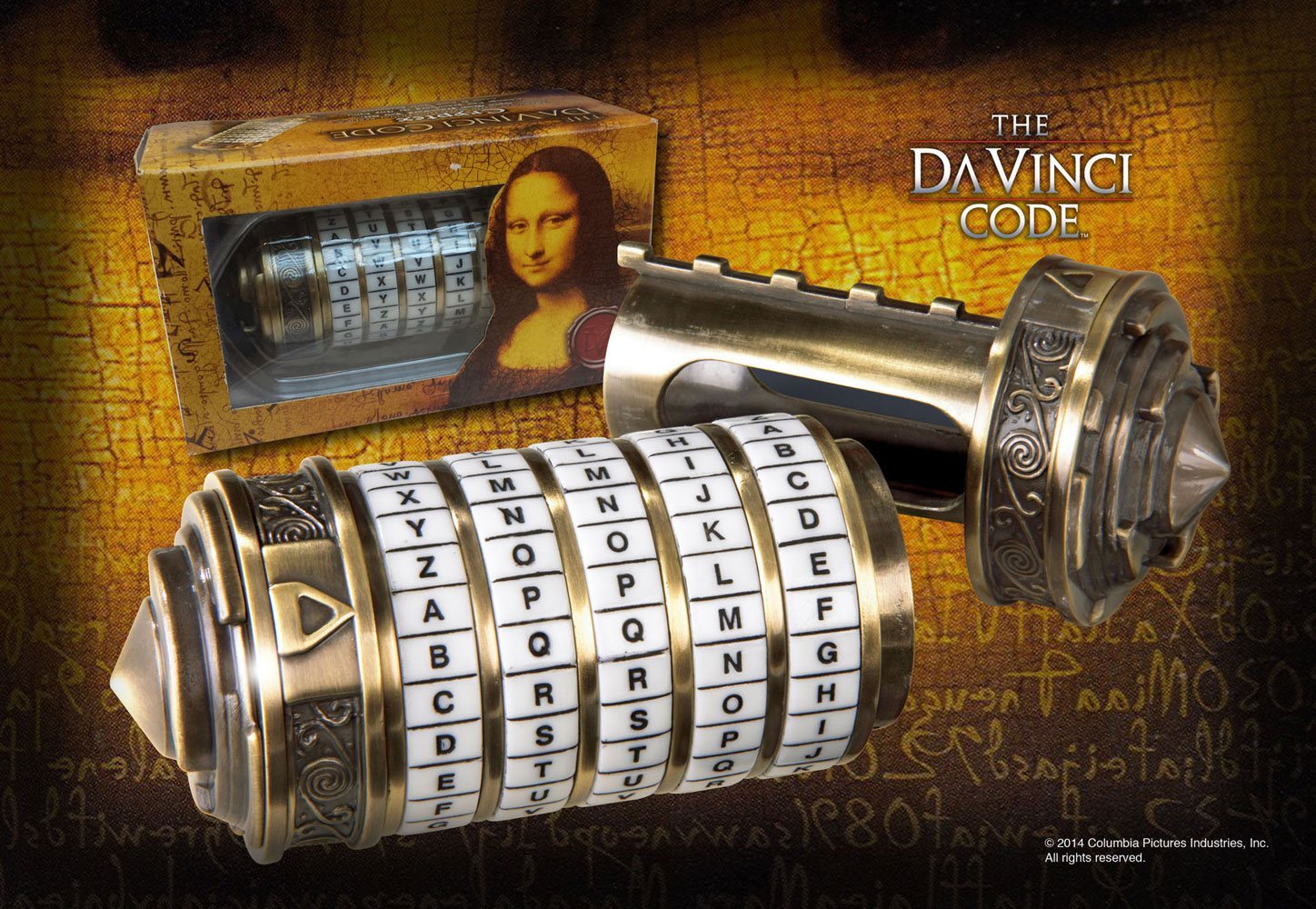 El Código Da Vinci - Réplica Mini Cryptex
