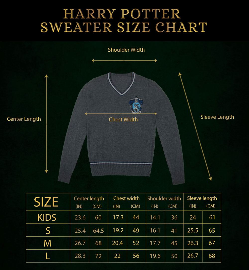 Harry Potter Suéter Ravenclaw Talla S