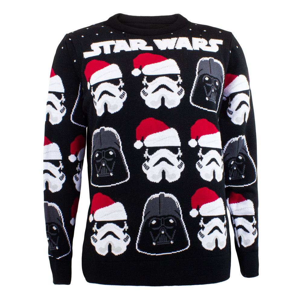 Star Wars Sweatshirt Christmas Jumper Darth Vader / Stormtrooper Talla XL