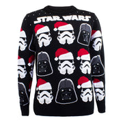 Star Wars Sweatshirt Christmas Jumper Darth Vader / Stormtrooper Talla XL