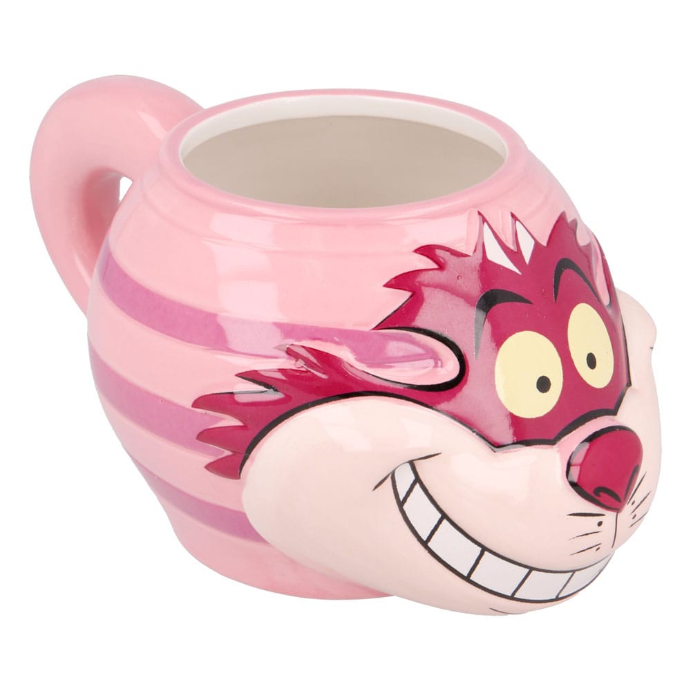 Disney Taza 3D Alicia en el País de las Maravillas Gato de Cheshire 500 ml Frikytopia