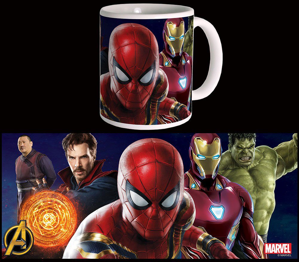 Vengadores Infinity War Taza Spider-Man