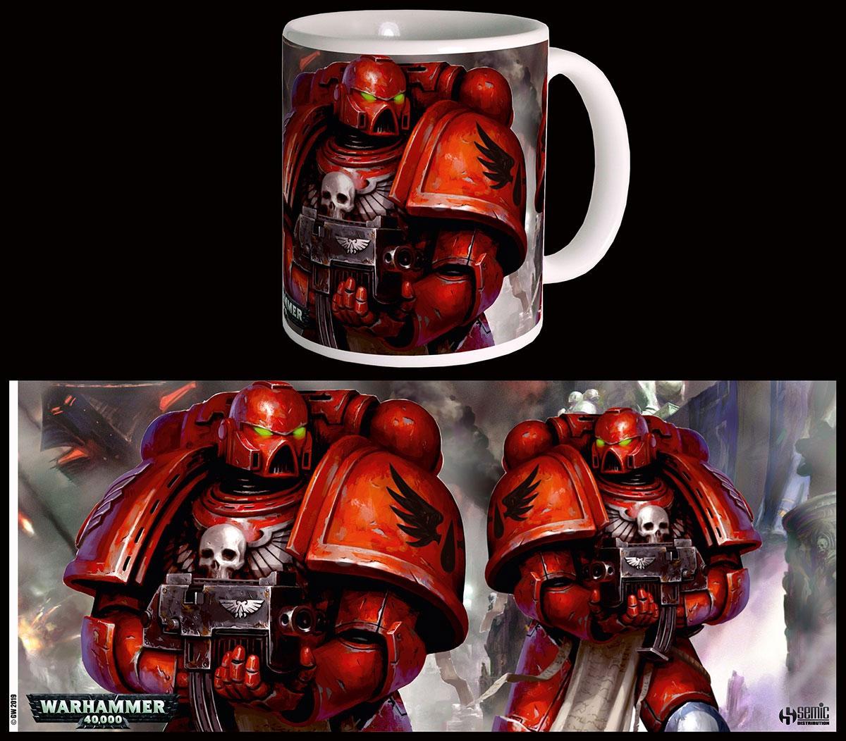 Warhammer 40K Taza Blood Angels Space Marines Frikytopia