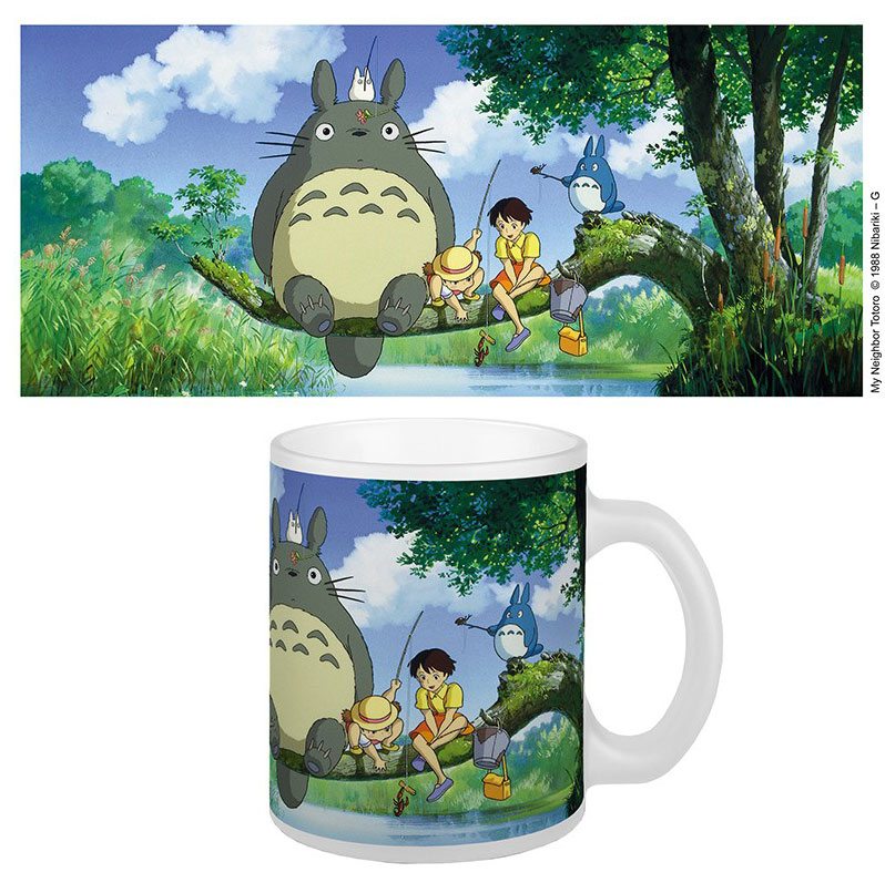 Studio Ghibli Taza Totoro Fishing Frikytopia