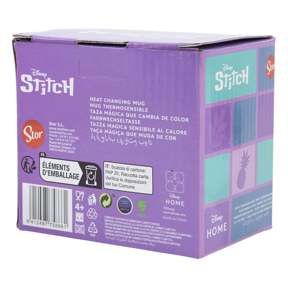 Lilo & Stitch Taza Sensitiva al Calor Stitch 325 ml