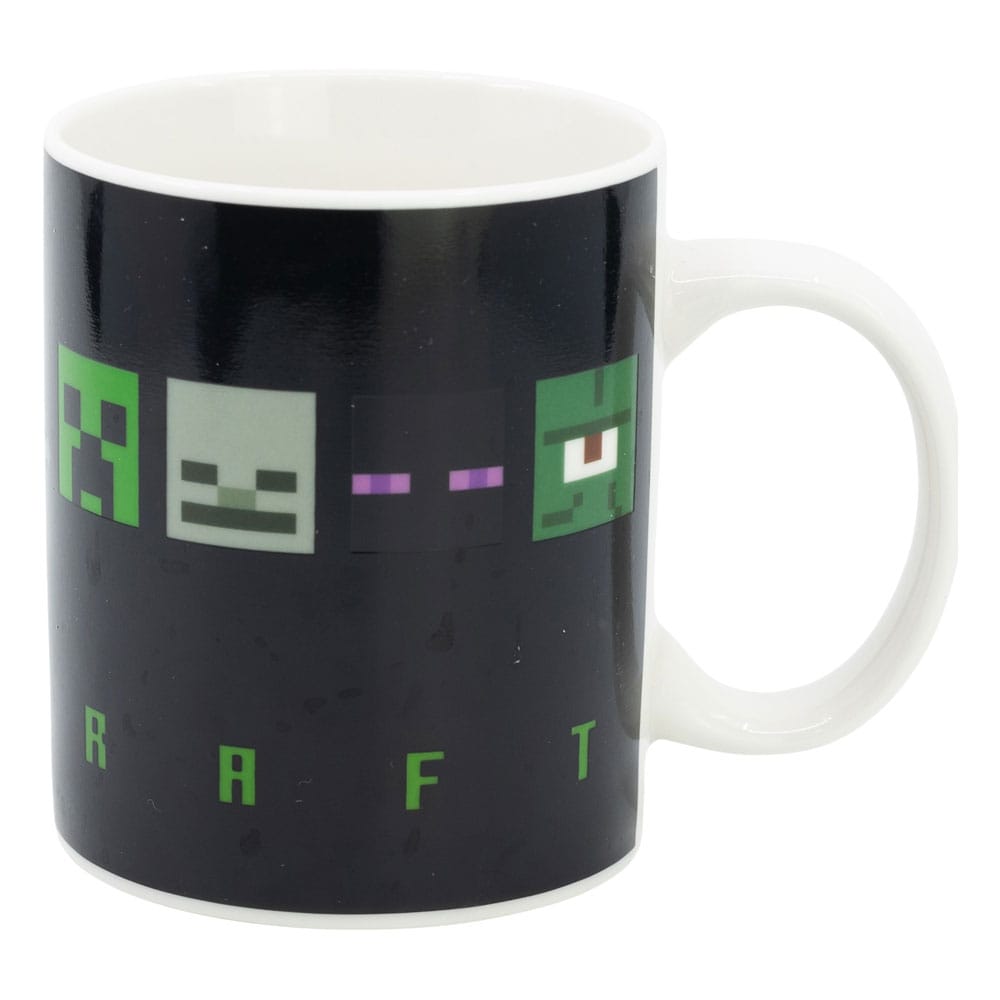 Minecraft Taza sensitiva al calor Squared Pattern 325 ml Frikytopia