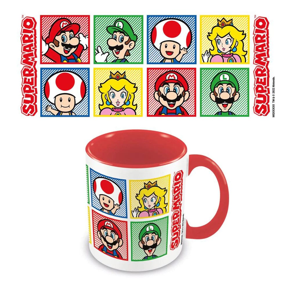 Super Mario Taza Characters Frikytopia