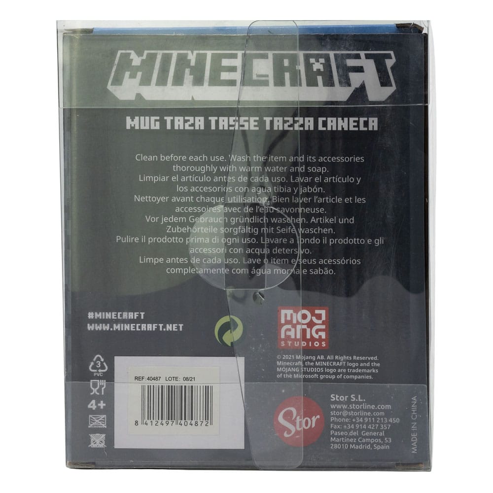 Minecraft Taza 3D Creeper Face 445 ml