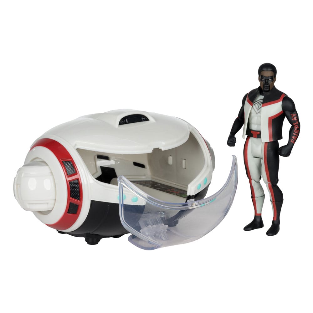 Superman (2025) DC Direct Figura con Vehículo Super Powers Mr. Terrific & T-Craft Frikytopia