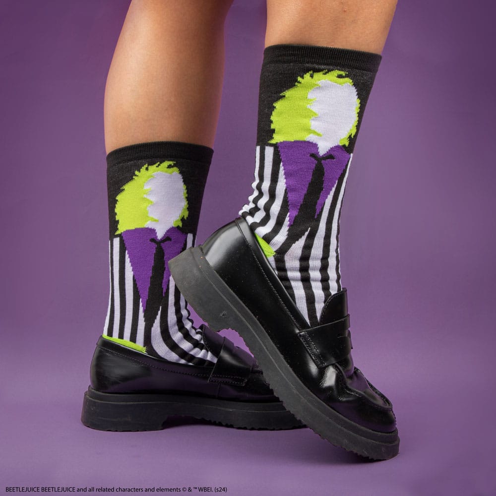 Beetlejuice Pack de 3 Pares de calcetines