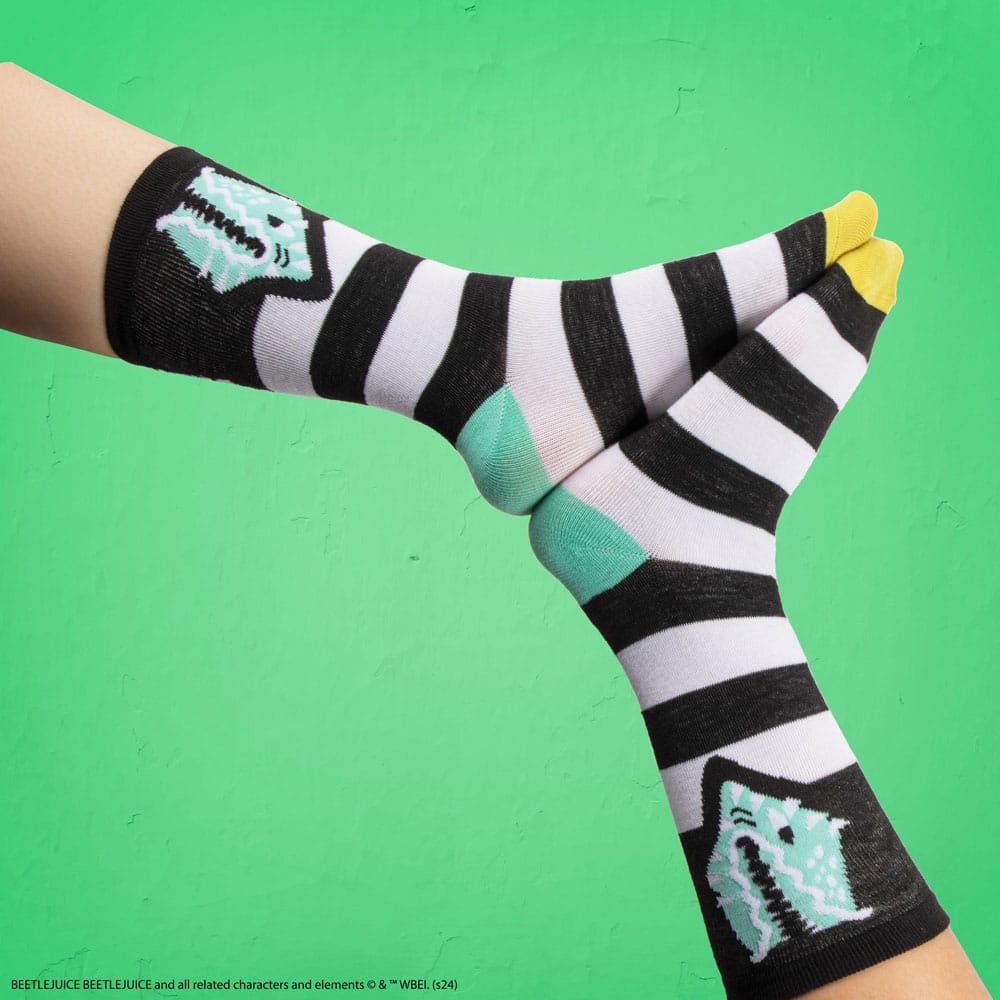 Beetlejuice Pack de 3 Pares de calcetines